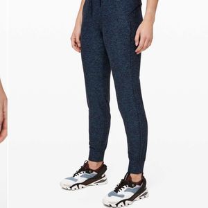 Lululemon Ready to Rulu Jogger 29" Heathered True Navy / Black